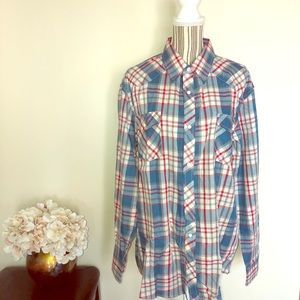 COASTAL Men’s Colorful Plaid Button Up